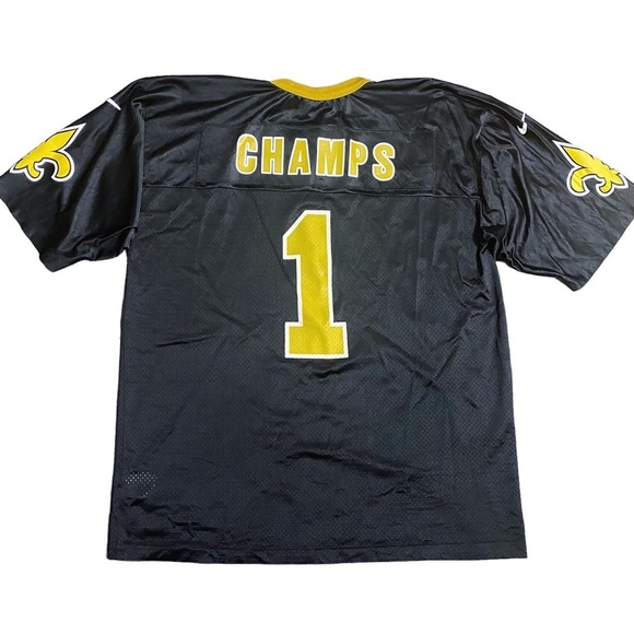 Nike Other - Nike Team NFL 2010 Super Bowl Champions New Orleans Saints Champs No. 1 Jersey
